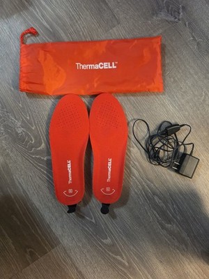 Thermacell Rechargeable Heated Insoles W/charger No Remote. Size LARGE M/9. W/10