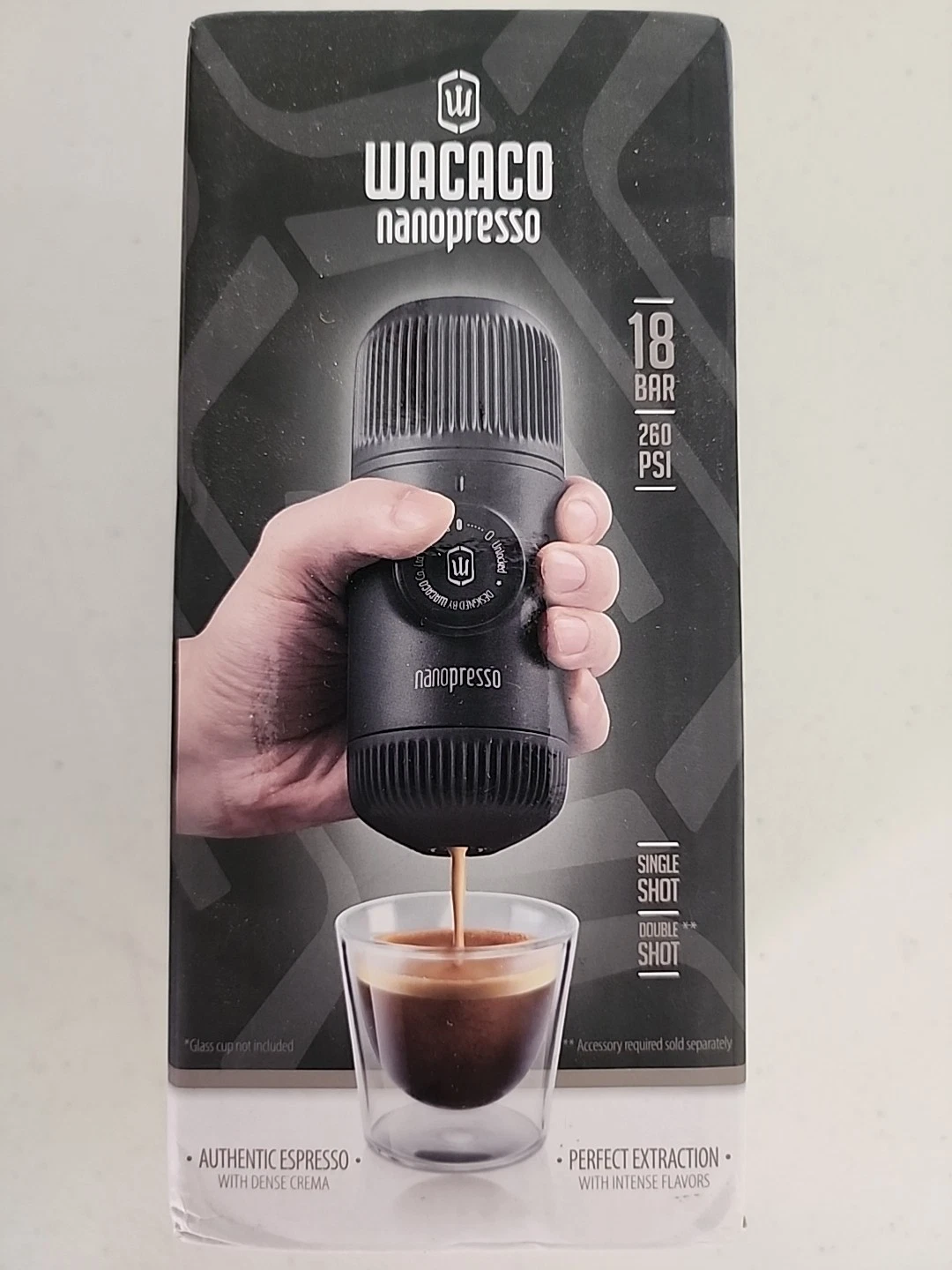 Wacaco Nanopresso 18bar Manual Coffee Maker - Black
Opens in a new window or tab