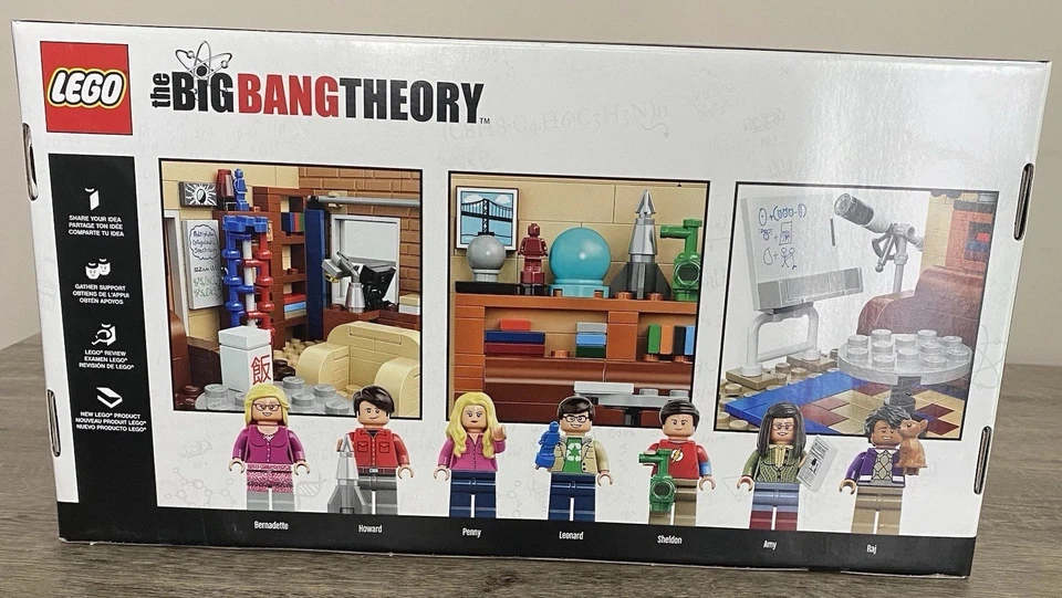 Lego 21302 The Big Bang Theory Nuevo Set de Ideas Selladas Sheldon Raj Penny Foto 2 de 4