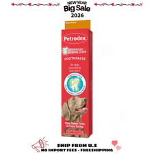 Toothpaste for Dogs and Puppies, Cleans Teeth and Fights Bad Breath, Reduces