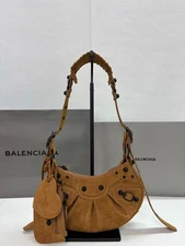 Balenciaga Le Cagole Crescent Moon Underarm Bag / Crossbody Bag ✧ This compact