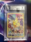 Pokemon SWSH Pikachu Crown Zenith #160 - BGS 9 MT - Holo SAR
