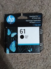 HP 61 Black Ink Printer Cartridge CH561WN Works w/ DeskJet EXP 03/2027