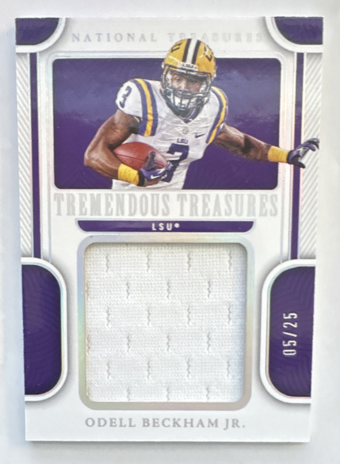 🔥Panini 2023 Treasures Tremendous Treasures Odell Beckham Jr. LSU /25