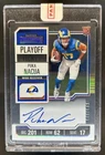 2023 Panini Contenders Puka Nacua RC Playoff Ticket Rookie Auto #/149 Rams