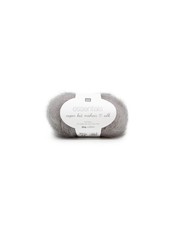 Rico design​ Pelote Essentials super kid mohair loves silk argent