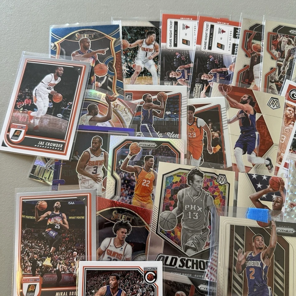 Lote de 87 tarjetas Phoenix Suns RPA Rookies automático/49 plata Prizm Select Devin Booker Foto 2 de 4