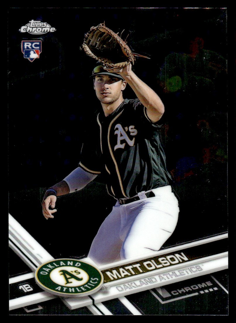 2017 Topps Chrome Matt Olson Rookie Oakland Athletics #98