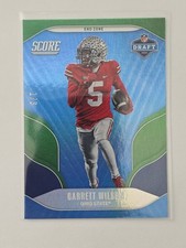 2022 Panini Score  NFL Draft Showcase Green Foil #D8 Garrett Wilson 1/6(RC)