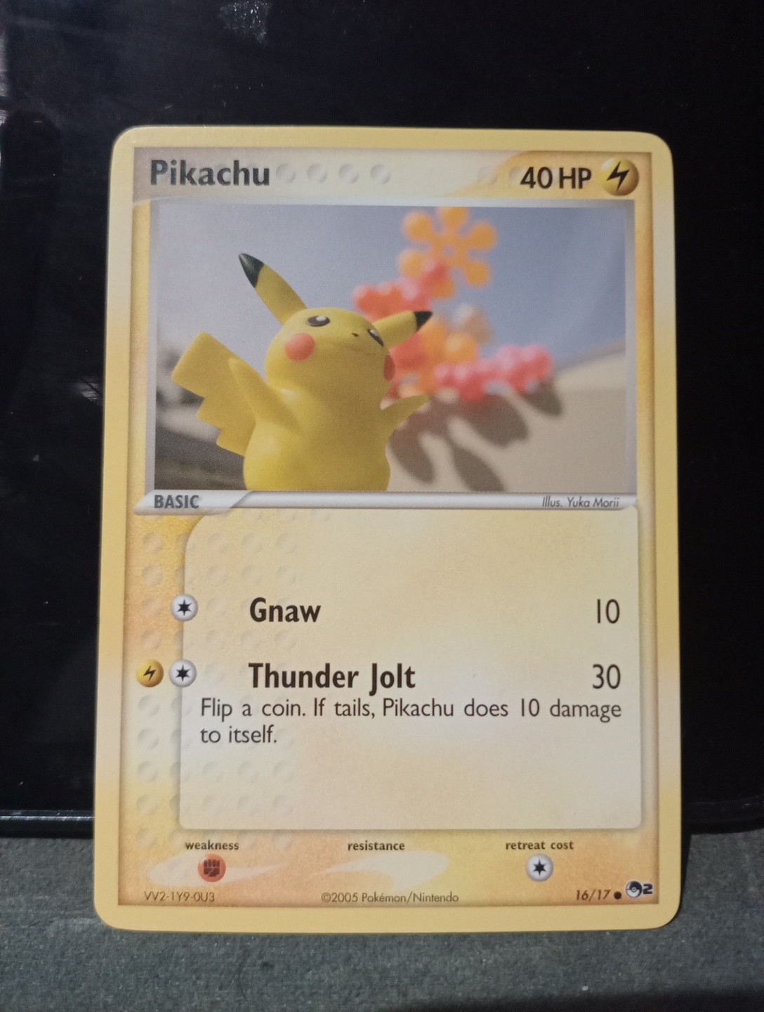 Pokemon Pikachu Card Pop Series 2, Common, 16/17, Near Mint Condition