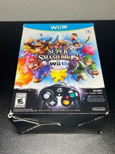 Super Smash Bros Bundle Set With Gamecube Controller Nintendo Wii U Sealed A23