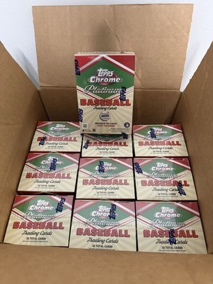 2025 Topps Chrome Platinum Baseball Value Blaster Sealed Box 6x Lot