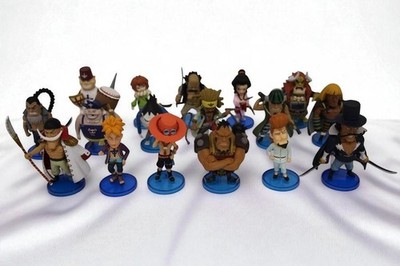 Banpresto World Collectible Figure 17 Figures Set ONE PIECE