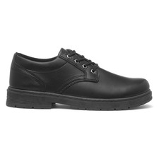 Urban Territory Mens Shoes Black Adults Lace Up Smart Casual Gripped SIZE