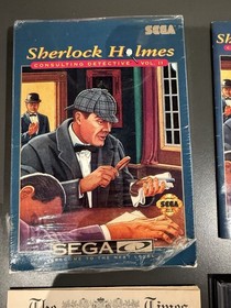 Sherlock Holmes Consulting Detective Vol II Sega CD Complete Very Good Condition