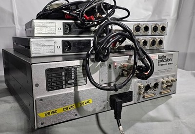 Audio Precision System Two 2322 Dual Domain Audio Analyzer + SWR-2122 Switchers