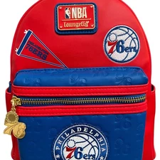 NBA PHILADELPHIA 76ERS PATCH ICONS MINI BACKPACK