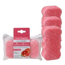 Spongeables Body Wash in a 20+ Sponge, Sweet Grapefruit 