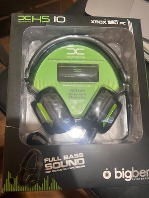 Bigben XHS 10 Gaming Headset   Xbox 360 / PC   New, Box Damaged