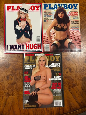 #ad Vintage 2012 Playboy Magazines Lot of 3 W Centerfolds JENNY MCCARTHY 5 $7.95