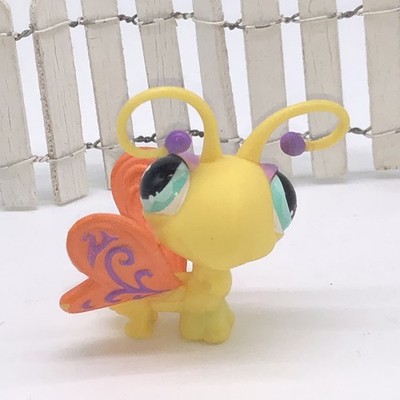 Figurine Littlest PetShop #497 - Papillon Jaune (butterfly) - Occasion - Collection Jouet Vintage