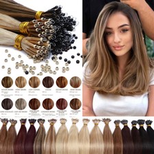 CLEARANCE Nano Ring Remy 100 Human Hair Extensions Micro Loop Beads Tip 14-24in