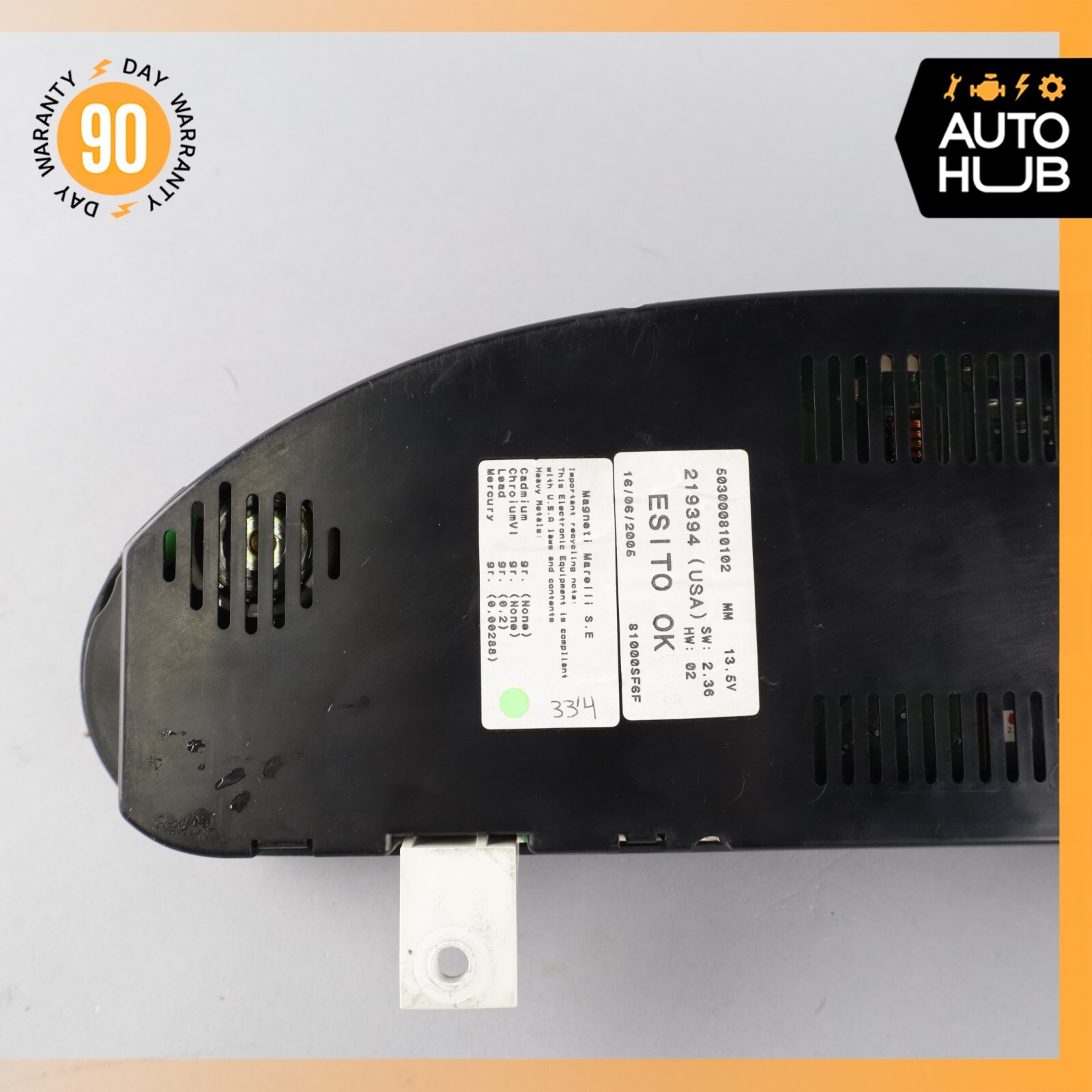 04-08 Maserati Quattroporte M139 4.2L Instrument Cluster Speedometer FOR PARTS