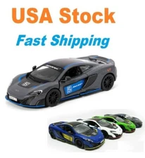 McLaren 675 LT, Kinsmart, Racing Car, Diecast Model Toy Car, 5'', 1:36 Scale