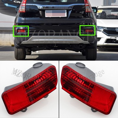 Left MZORANGE Left//Right Car Rear Tail Bumper Brake Fog Light Lamp Cover For CRV CR-V 2015 2016