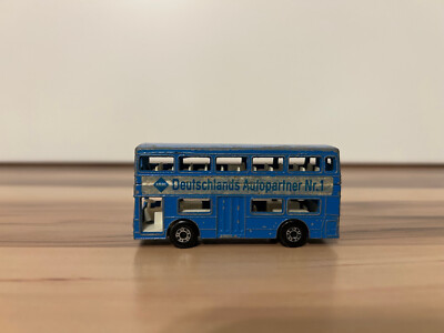 Matchbox The Londoner blau ARAL RAR sehr selten MB17 1977 1:121 Zustand 2-3