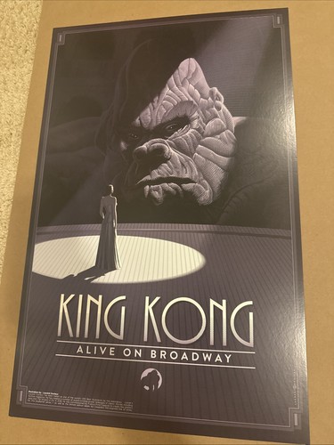 KING KONG: ALIVE ON BROADWAY poster print LAURENT DURIEUX 2018