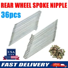US 36PCS 14" For Honda XR80R CRF80F Rear Wheel Spoke Nipple Set 97284-42091-K0