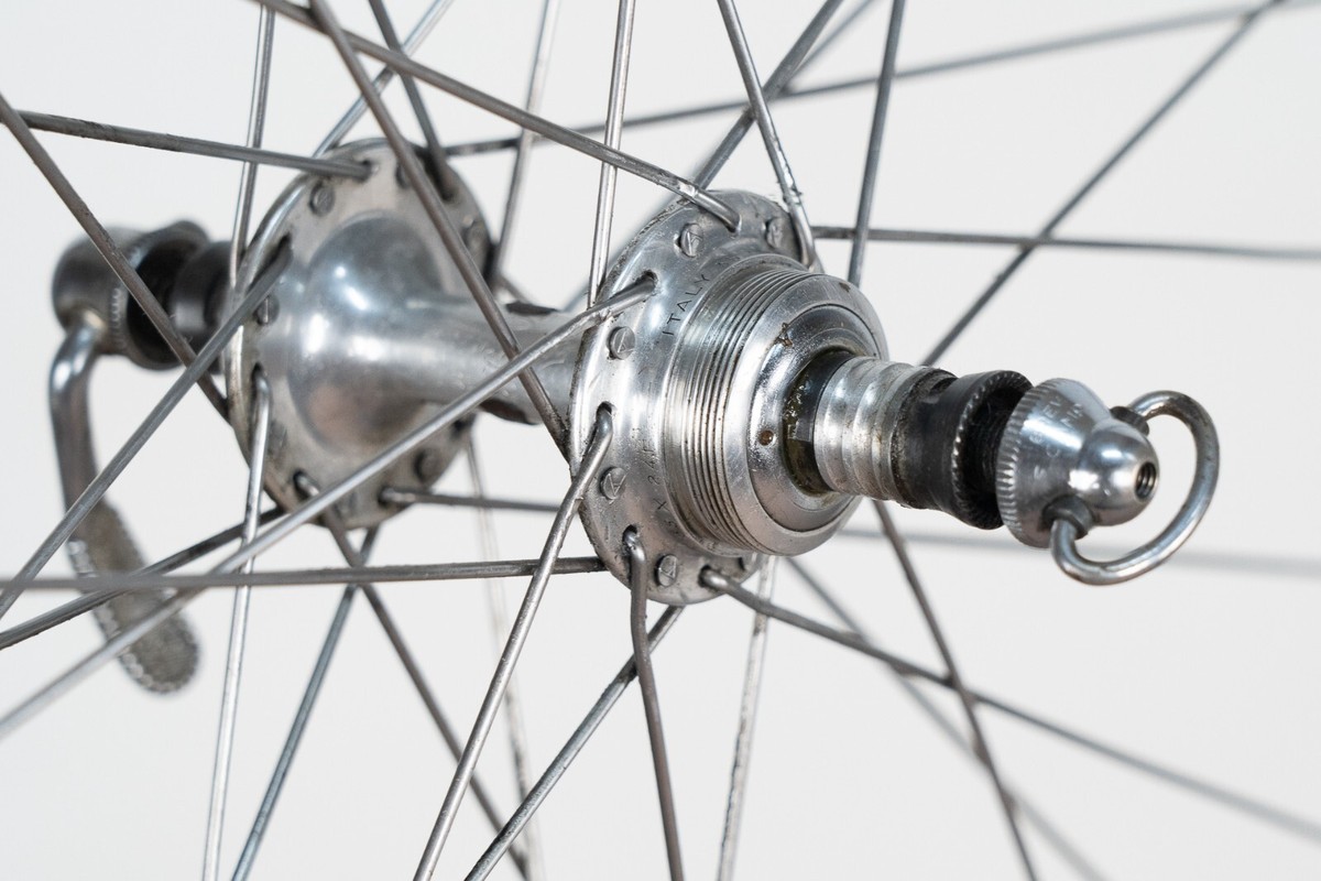 Paire De Roues 700c Clincher - Moyeux Campagnolo Gran Sport Vintage / Jantes Mavic