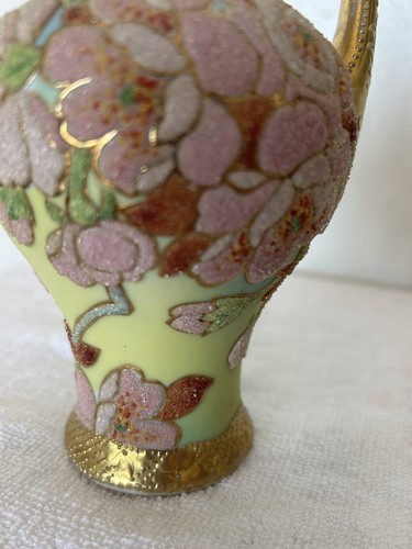 Antique Nippon Coralene 6/12” Vase(marked) - Picture 10 of 10