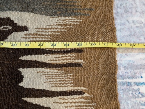 Tappeto kilim lana tessuto a mano tessuto piatto SCENA CAMMELLO marroni Egitto tappeto turco vintage - Foto 9 di 12