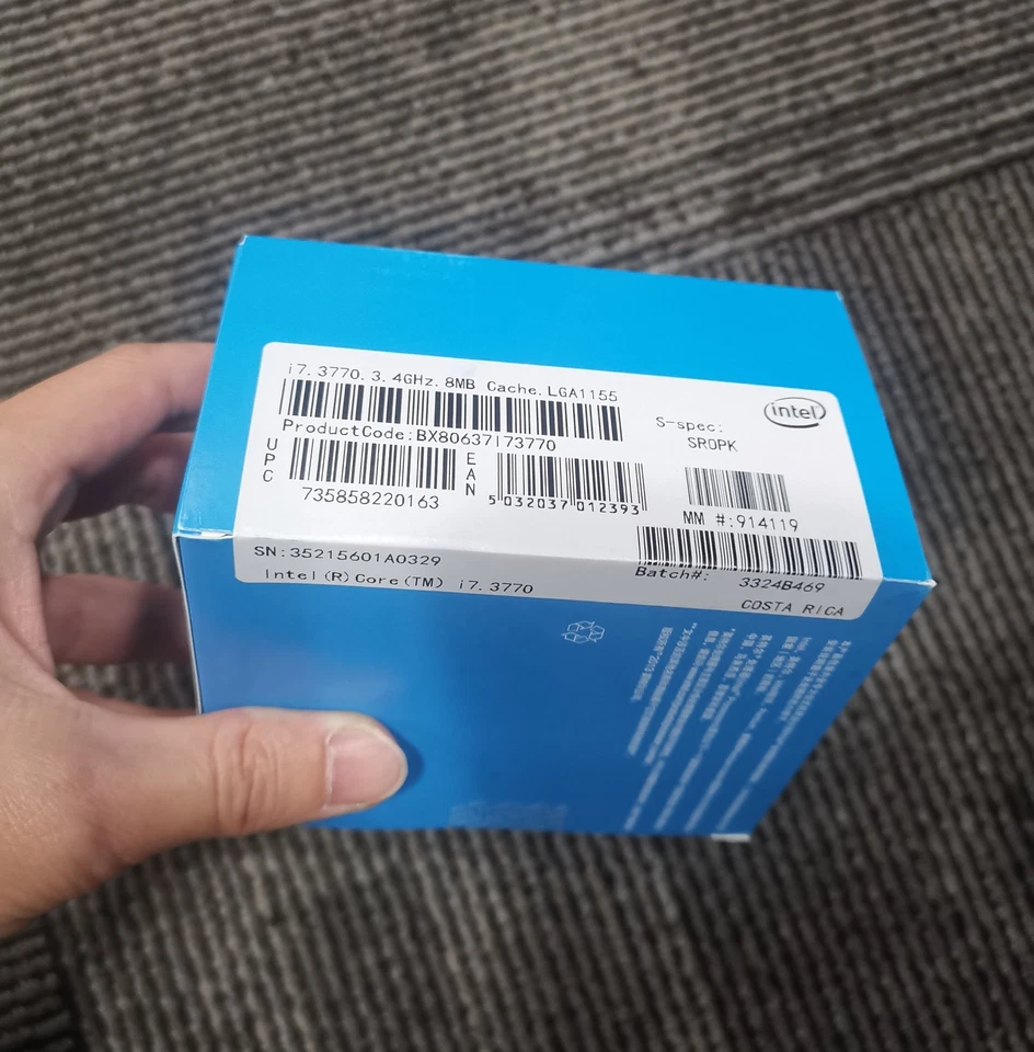 *NEW*Intel Core i7-3770 3.40GHz 8MB Quad Core Socket LGA1155 CPU Processor SR0PK - Image 2 of 4