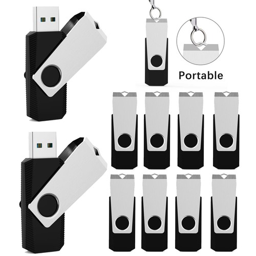 10 Pack 32GB Memory Stick USB 2.0, HOFOUND Swivel USB Sticks 32GB Value 10 Pack 32GB Memory Stick USB 2.0, HOFOUND Swivel USB Sticks 32GB Value