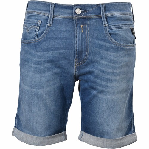 Anbass-Fit Hyperflex Men's Denim Shorts 
