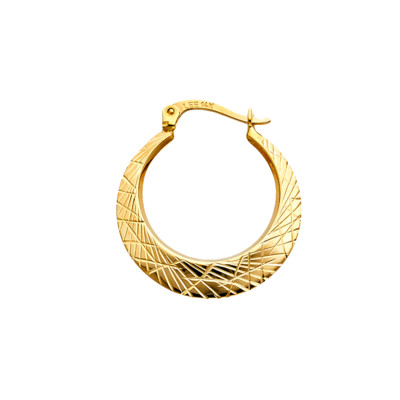 Creolen 14 Karat Gelbgold 2,5 mm DC