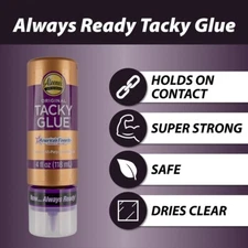 Aleene’s Always Ready Tacky Glue | Standing Cap | Premium All-Purpose | 4 fl oz