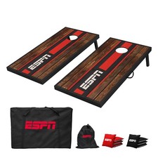 ESPN 2  x4  Cornhole Board Set Includes Cornhole Bags and Travel Case