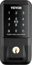 VEVOR Serrure intelligente, serrure de porte sans clé avec contrôle d'application Bluetooth, IC Carte, E