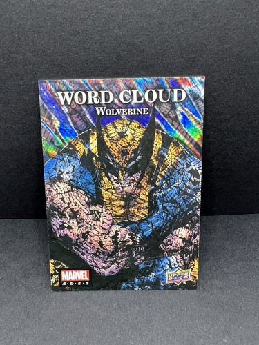 Wolverine #WC-3 card from Marvel 2020 Upper Deck Ages Word Cloud