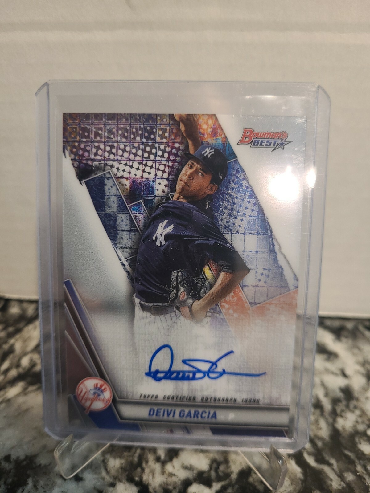 2019 Bowmans Best Deivi Garcia Autograph Rookie Card NY Yankees Auto RC