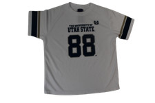 Level Wear Youth Boys Utah State Aggies Football Jersey Shirt NWT M (8-10)