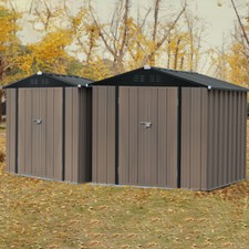 Garden Storage Shed 5 x 3ft, 4 x 6ft, 8 x 6ft Metal Sheds House Outdoor Tool Box