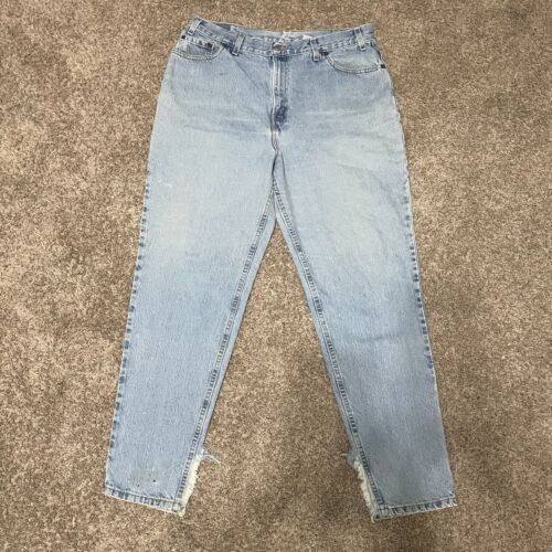 Levis Classic Relaxed 550 Jeans 18L Long Light Wash 100% Cotton Tapered Leg READ - Picture 1 of 16
