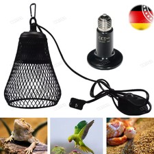 Terrarium Aquarium Heizlicht Wärmelampe mit Halterung UVB UVA Reptilien Strahler