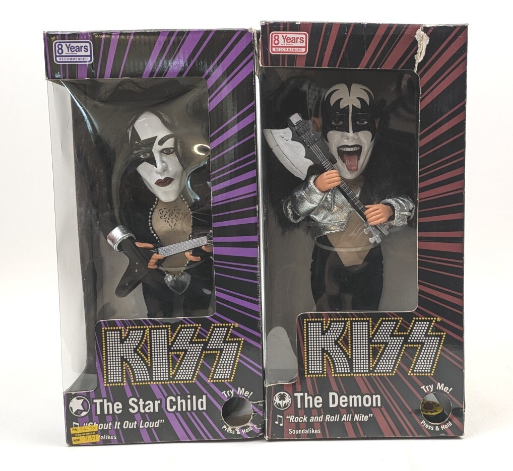KISS Gemmy Singing Music Doll Gene Simmons Paul Stanley Catalog