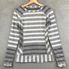 Lululemo Race Your Pace Long Sleeve Shirt Stripe size 4